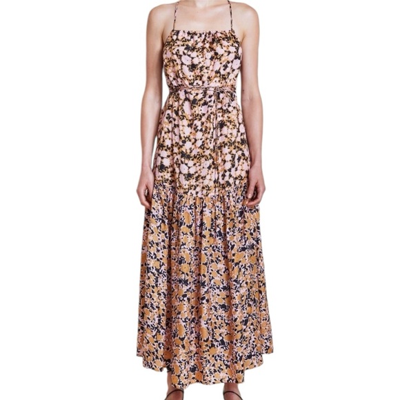 Apiece Apart Oruro Dress in Pink Especia Floral - Picture 7 of 7